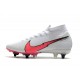 Nike Mercurial Superfly 7 Elite SG-Pro Anti-Clog Blanco Rojo