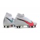 Nike Mercurial Superfly 7 Elite SG-Pro Anti-Clog Blanco Rojo