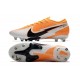 Botas Nike Mercurial Vapor 13 Elite AG CR7 Blanco Total Naranja Negro