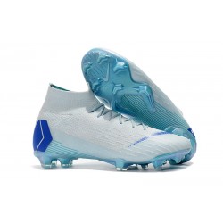 Zapatos de Fútbol Nike Mercurial Superfly VI Elite FG Azul Gris