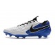Nike Tiempo Legend VIII Elite FG Bota - Blanco Azul Negro