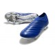 Botas de Futbol adidas Copa 20+ FG Azul Royal Plateado metalizado
