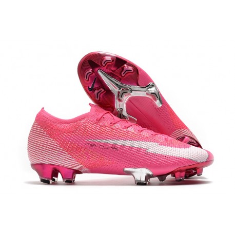 Nike Mercurial Vapor XIII Elite FG x Mbappé Explosión Rosa Blanco Negro