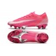 Nike Mercurial Vapor XIII Elite FG x Mbappé Explosión Rosa Blanco Negro