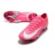 Nike Mercurial Vapor XIII Elite FG x Mbappé Explosión Rosa Blanco Negro
