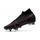 Nike Mercurial Superfly 7 Elite SG-Pro Anti-Clog Negro Rojo
