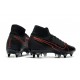 Nike Mercurial Superfly 7 Elite SG-Pro Anti-Clog Negro Rojo