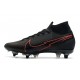 Nike Mercurial Superfly 7 Elite SG-Pro Anti-Clog Negro Rojo