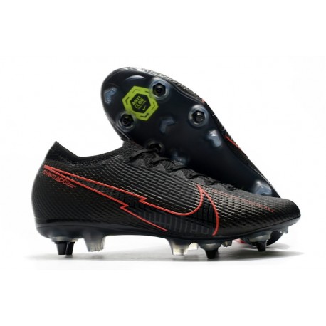 Nike Mercurial Vapor XIII Elite SG-Pro Anti Clog Negro Rojo
