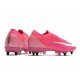 Nike Mercurial Vapor XIII Elite SG-Pro x Mbappé Explosión Rosa Blanco