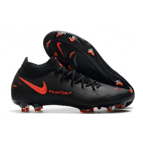 Nike Zapatilla Phantom GT Elite Dynamic Fit FG Negro Rojo Chile Gris