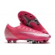 Nike Mercurial Vapor 13 Elite AG x Mbappé Explosión Rosa Blanco Negro