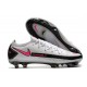 Tacos de Futbol Nike Phantom GT Elite FG - Blanco Rosa Negro
