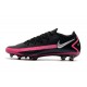 Tacos Futbol Nike Phantom GT Elite FG - Negro Plateado Explosión Rosa