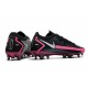 Tacos Futbol Nike Phantom GT Elite FG - Negro Plateado Explosión Rosa