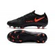 Tacos de Futbol Nike Phantom GT Elite FG - Negro Rojo Chile Gris