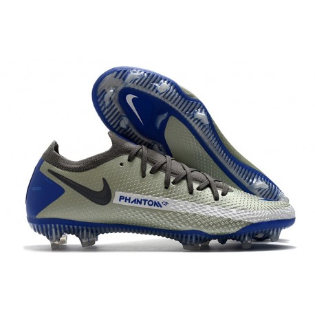 Tacos de Futbol Nike Phantom GT Elite FG - Azul Gris Negro