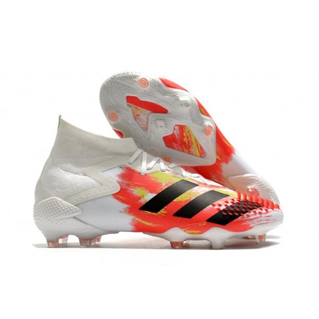 adidas Tacón de Fútbol Predator Mutator 20.1 FG Blanco Negro Pop