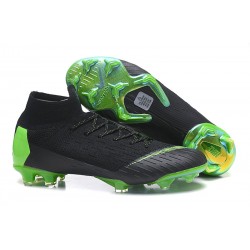 Zapatos de Fútbol Nike Mercurial Superfly VI Elite FG Negro Verde