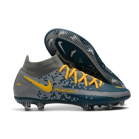 Nike para Hombre Fútbol Phantom Gt Elite Df Fg Armada Gris Amarillo