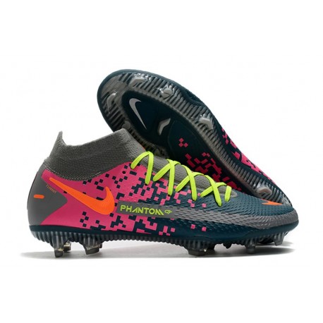 Nike para Hombre para Fútbol Phantom Gt Elite Df Fg Armada Gris Rosa