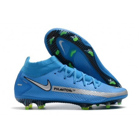Nike para Hombre para Fútbol Phantom Gt Elite Df Fg Azul Plata