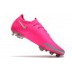 Tacos de Futbol Nike Phantom GT Elite FG - Rosa Plata