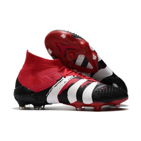 adidas Tacón de Fútbol Predator Mutator 20.1 FG Negro Rojo Blanco