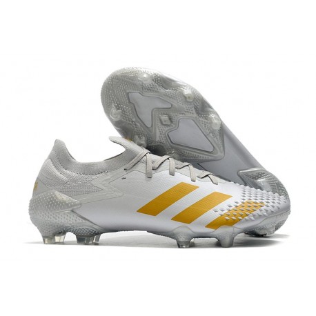 Botas adidas Predator Mutator 20.1 Low FG Blanco Oro