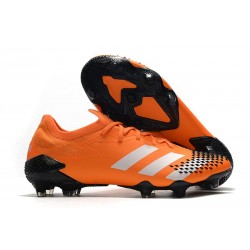 adidas Predator Mutator 20.1 Low FG Pop Blanco Negro