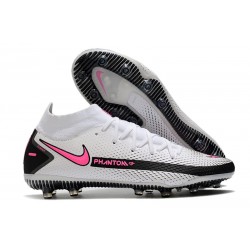 Nike Phantom GT DF Elite AG-PRO Blanco Rosa Negro