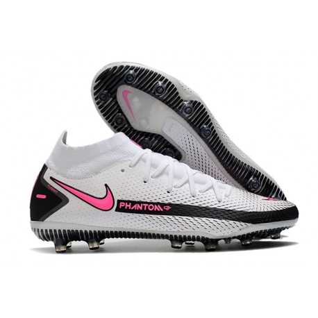 Nike Phantom GT DF Elite AG-PRO Blanco Rosa Negro