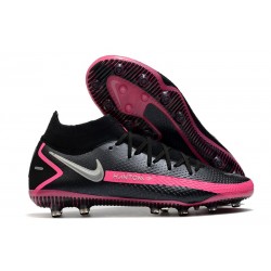 Nike Phantom GT DF Elite AG-PRO Negro Plateado Explosión Rosa