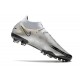 Nike Phantom GT DF Elite AG-PRO Platino puro Plateado metalizado Negro