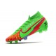 Nike Nuevo Mercurial Superfly 7 Elite DF FG Faith Verde Rojo