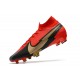 Nike Nuevo Mercurial Superfly 7 Elite DF FG Rojo Negro Oro