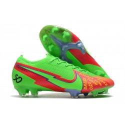 Nike Zapatos Mercurial Vapor XIII Elite FG Verde Rojo