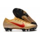 Nike Zapatos Mercurial Vapor XIII Elite FG Oro Rojo