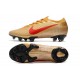 Nike Zapatos Mercurial Vapor XIII Elite FG Oro Rojo