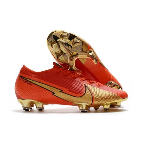 Nike Zapatos Mercurial Vapor XIII Elite FG Rojo Oro