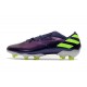 Nuevas Botas adidas Nemeziz Messi 19.1 FG Violeta Verde