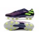 Nuevas Botas adidas Nemeziz Messi 19.1 FG Violeta Verde