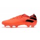 Botas adidas Nemeziz Messi 19.1 FG Signal Coral Negro Rojo Gloria