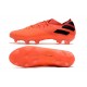 Botas adidas Nemeziz Messi 19.1 FG Signal Coral Negro Rojo Gloria