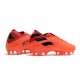 Botas adidas Nemeziz Messi 19.1 FG Signal Coral Negro Rojo Gloria