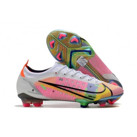 Zapatos Nike Mercurial Vapor 14 Elite FG Blanco Platino Rosa