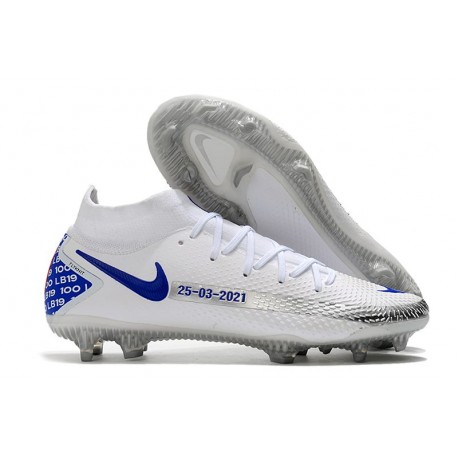 Nike para Hombre para Fútbol Phantom Gt Elite Df Fg Blanco Azul