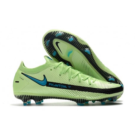 Nike 2021 Phantom Generative Textur GT Elite FG - Verde Azul