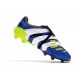 Botas De Futbol Adidas Predator Accelerator FG - Azul Blanco Amarillo