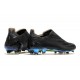 Bota de Fútbol adidas X Ghosted + FG Negro Cyan Gris